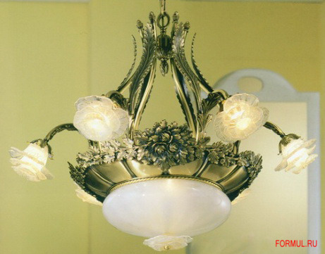 Люстра Possoni Illuminazione 701/6+2 ORO/FR